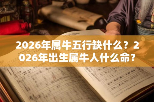 2026年属牛五行缺什么?2026年出生属牛人什么命? 2026年属牛五行缺什么?2026年出生属牛人什么命?
