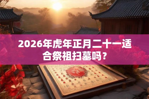 2026年虎年正月二十一适合祭祖扫墓吗? 2026年虎年正月二十一适合祭祖扫墓吗?
