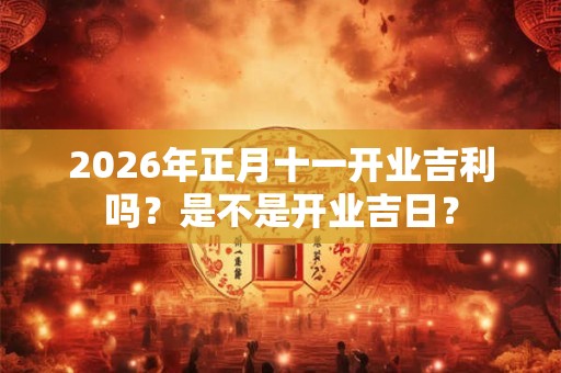 2026年正月十一开业吉利吗?是不是开业吉日? 2026年正月十一开业吉利吗?是不是开业吉日?