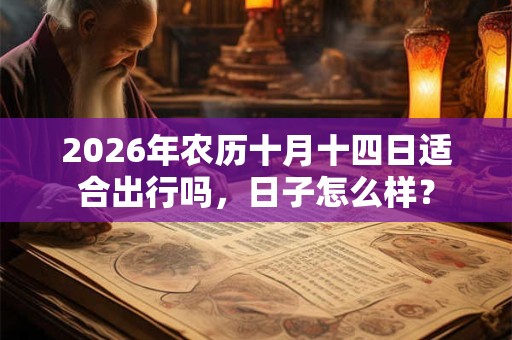 2026年农历十月十四日适合出行吗，日子怎么样？
