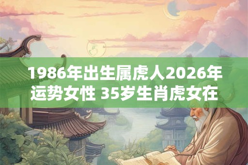 1986年出生属虎人2026年运势女性 35岁生肖虎女在2026年运气如何 1986年出生属虎人2026年运势女性 35岁生肖虎女在2026年运气如何