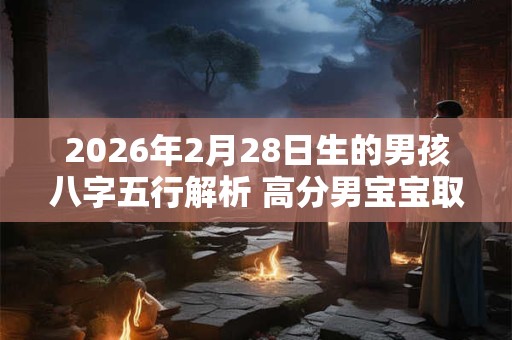 2026年2月28日生的男孩八字五行解析 高分男宝宝取名字 2026年2月28日生的男孩八字五行解析 高分男宝宝取名字