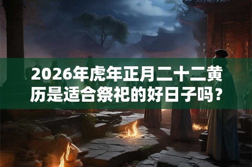 2026年虎年正月二十二黄历是适合祭祀的好日子吗? 2026年虎年正月二十二黄历是适合祭祀的好日子吗?