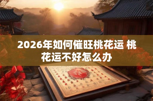 2026年如何催旺桃花运 桃花运不好怎么办