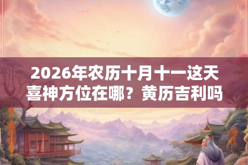2026年农历十月十一这天喜神方位在哪?黄历吉利吗 2026年农历十月十一这天喜神方位在哪?黄历吉利吗