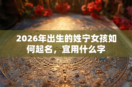 2026年出生的姓宁女孩如何起名,宜用什么字 2026年出生的姓宁女孩如何起名,宜用什么字