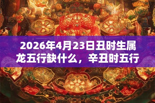 2026年4月23日丑时生属龙五行缺什么,辛丑时五行缺什么 2026年4月23日丑时生属龙五行缺什么,辛丑时五行缺什么