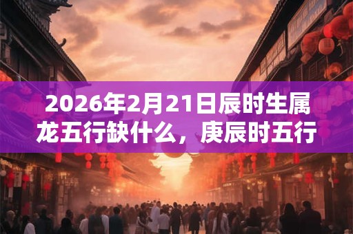 2026年2月21日辰时生属龙五行缺什么，庚辰时五行缺什么