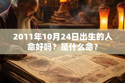 2011年10月24日出生的人命好吗?是什么命? 2011年10月24日出生的人命好吗?是什么命?