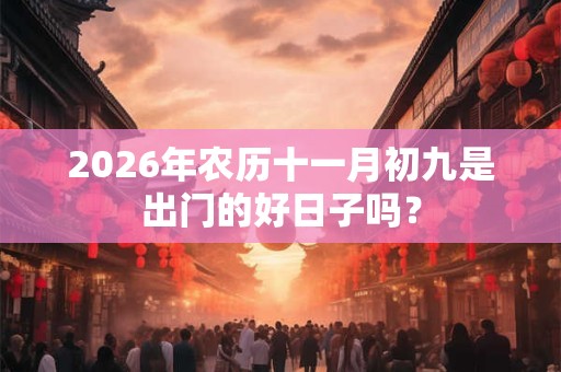 2026年农历十一月初九是出门的好日子吗？