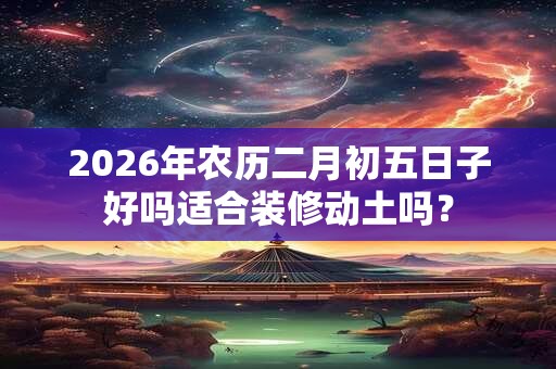 2026年农历二月初五日子好吗适合装修动土吗？