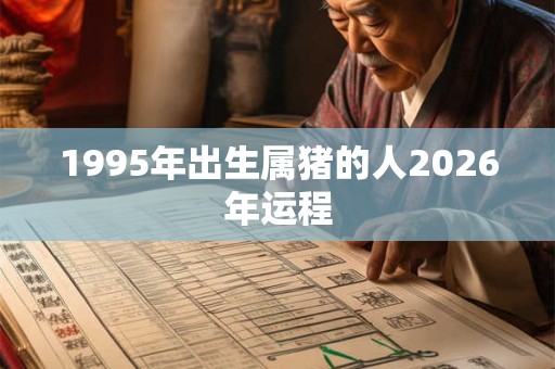 1995年出生属猪的人2026年运程 1995年出生属猪的人2026年运程