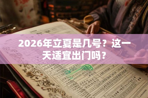 2026年立夏是几号?这一天适宜出门吗? 2026年立夏是几号?这一天适宜出门吗?