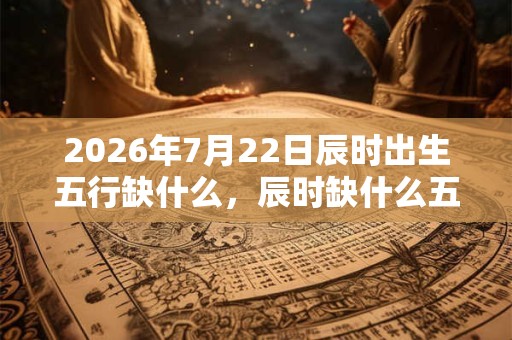 2026年7月22日辰时出生五行缺什么,辰时缺什么五行 2026年7月22日辰时出生五行缺什么,辰时缺什么五行
