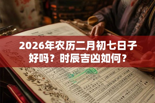 2026年农历二月初七日子好吗?时辰吉凶如何? 2026年农历二月初七日子好吗?时辰吉凶如何?