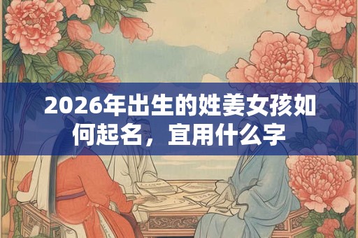 2026年出生的姓姜女孩如何起名，宜用什么字