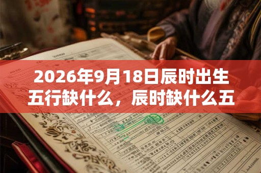 2026年9月18日辰时出生五行缺什么，辰时缺什么五行