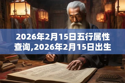 2026年2月15日五行属性查询,2026年2月15日出生五行属什么 2026年2月15日五行属性查询,2026年2月15日出生五行属什么