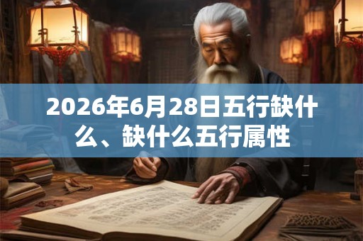 2026年6月28日五行缺什么、缺什么五行属性 2026年6月28日五行缺什么、缺什么五行属性
