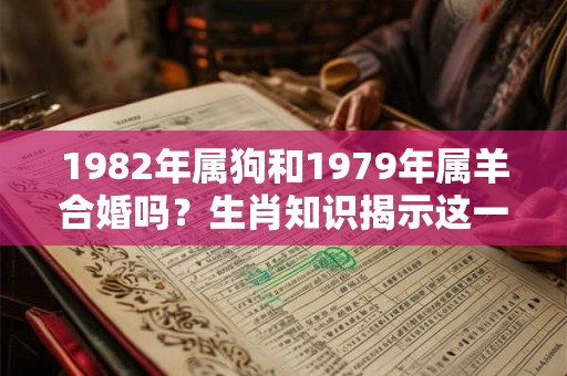 1982年属狗和1979年属羊合婚吗？生肖知识揭示这一问题的分析解答