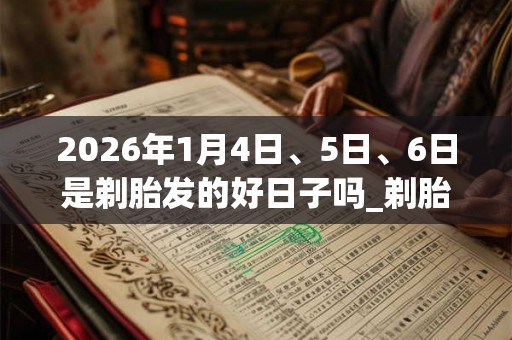 2026年1月4日、5日、6日是剃胎发的好日子吗_剃胎发可以吗 2026年1月4日、5日、6日是剃胎发的好日子吗_剃胎发可以吗