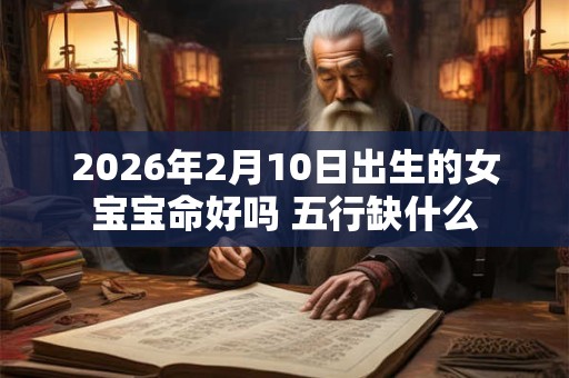 2026年2月10日出生的女宝宝命好吗 五行缺什么 2026年2月10日出生的女宝宝命好吗 五行缺什么