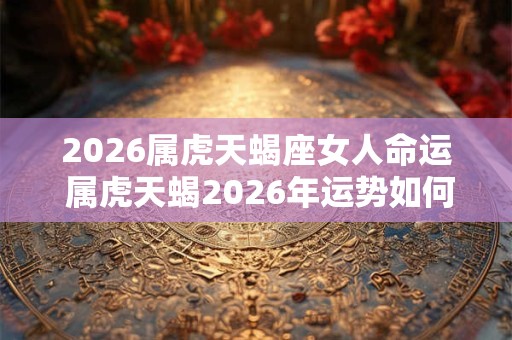 2026属虎天蝎座女人命运 属虎天蝎2026年运势如何 2026属虎天蝎座女人命运 属虎天蝎2026年运势如何
