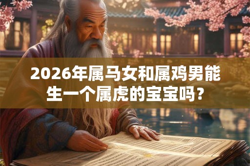 2026年属马女和属鸡男能生一个属虎的宝宝吗? 2026年属马女和属鸡男能生一个属虎的宝宝吗?