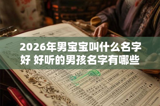 2026年男宝宝叫什么名字好 好听的男孩名字有哪些