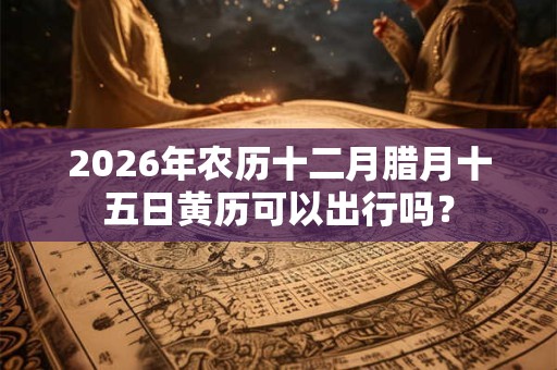 2026年农历十二月腊月十五日黄历可以出行吗? 2026年农历十二月腊月十五日黄历可以出行吗?