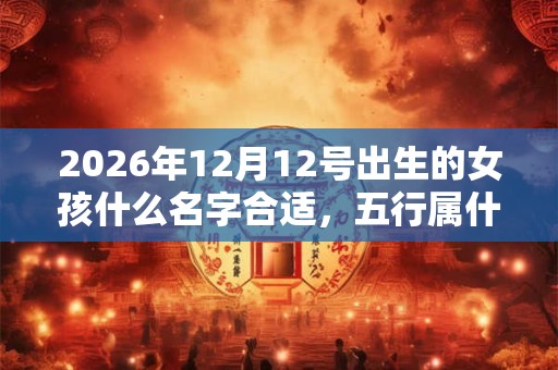 2026年12月12号出生的女孩什么名字合适,五行属什么 2026年12月12号出生的女孩什么名字合适,五行属什么