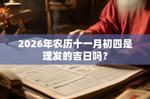 2026年农历十一月初四是理发的吉日吗? 2026年农历十一月初四是理发的吉日吗?