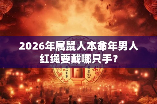 2026年属鼠人本命年男人红绳要戴哪只手? 2026年属鼠人本命年男人红绳要戴哪只手?