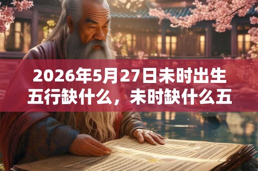 2026年5月27日未时出生五行缺什么,未时缺什么五行 2026年5月27日未时出生五行缺什么,未时缺什么五行