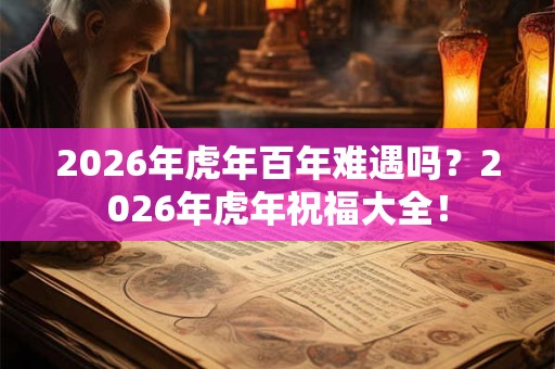 2026年虎年百年难遇吗?2026年虎年祝福大全! 2026年虎年百年难遇吗?2026年虎年祝福大全!