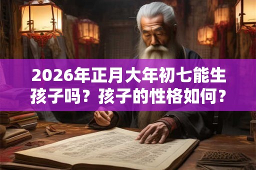 2026年正月大年初七能生孩子吗?孩子的性格如何? 2026年正月大年初七能生孩子吗?孩子的性格如何?
