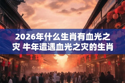 2026年什么生肖有血光之灾 牛年遭遇血光之灾的生肖 2026年什么生肖有血光之灾 牛年遭遇血光之灾的生肖