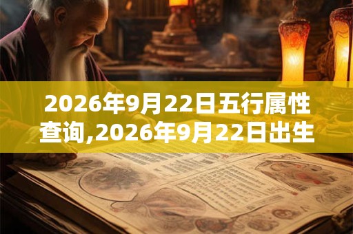 2026年9月22日五行属性查询,2026年9月22日出生五行属什么 2026年9月22日五行属性查询,2026年9月22日出生五行属什么