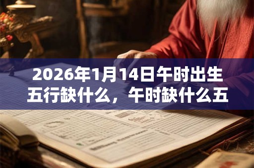 2026年1月14日午时出生五行缺什么,午时缺什么五行 2026年1月14日午时出生五行缺什么,午时缺什么五行