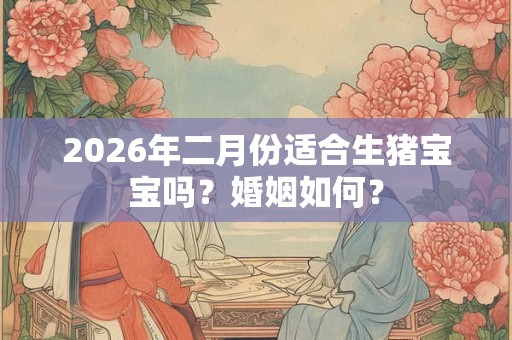 2026年二月份适合生猪宝宝吗?婚姻如何? 2026年二月份适合生猪宝宝吗?婚姻如何?