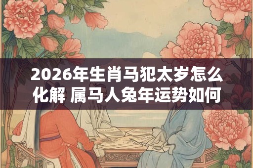 2026年生肖马犯太岁怎么化解 属马人兔年运势如何 2026年生肖马犯太岁怎么化解 属马人兔年运势如何