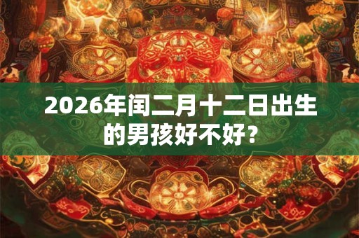 2026年闰二月十二日出生的男孩好不好? 2026年闰二月十二日出生的男孩好不好?