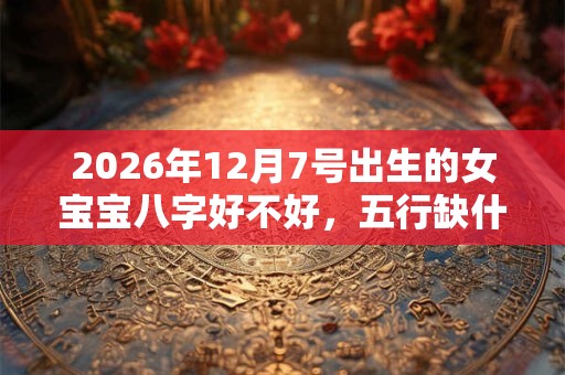 2026年12月7号出生的女宝宝八字好不好,五行缺什么 2026年12月7号出生的女宝宝八字好不好,五行缺什么