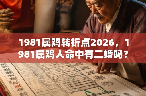 1981属鸡转折点2026，1981属鸡人命中有二婚吗？