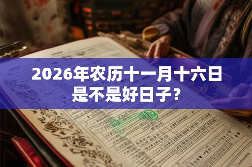 2026年农历十一月十六日是不是好日子? 2026年农历十一月十六日是不是好日子?