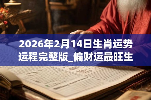 2026年2月14日生肖运势运程完整版_偏财运最旺生肖