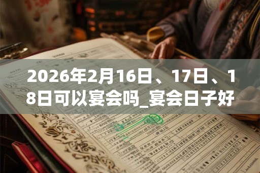 2026年2月16日、17日、18日可以宴会吗_宴会日子好吗 2026年2月16日、17日、18日可以宴会吗_宴会日子好吗