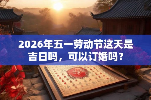 2026年五一劳动节这天是吉日吗,可以订婚吗? 2026年五一劳动节这天是吉日吗,可以订婚吗?