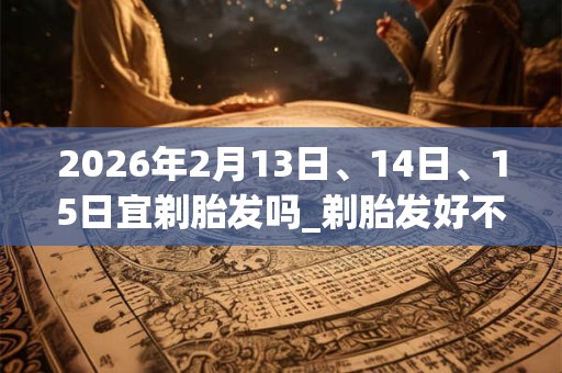 2026年2月13日、14日、15日宜剃胎发吗_剃胎发好不好 2026年2月13日、14日、15日宜剃胎发吗_剃胎发好不好