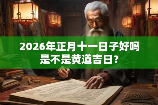 2026年正月十一日子好吗是不是黄道吉日？